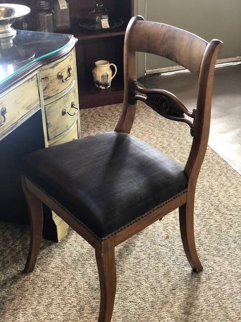 antique horse hair chair